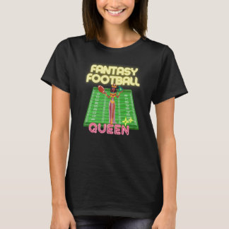 T-shirt Championne de la ligue féminine de football fantas