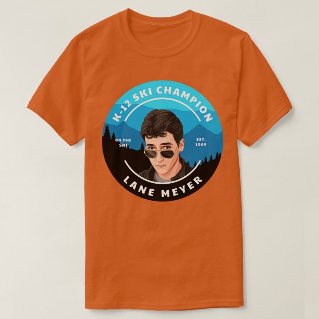 T-shirt Championne de ski K12 Lane Meyer (Design devant)