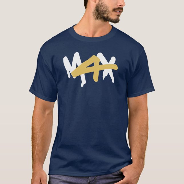T-shirt Championne du Monde Max Verstappen 2024 M4X (Devant)