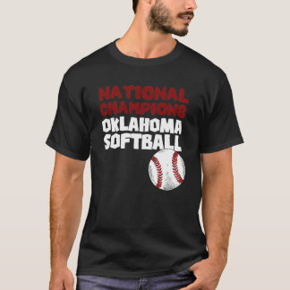 T-shirt championne nationale de softball de l'oklahoma