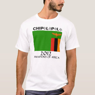 T-shirt Champions d'Africain de Chipolopolo de la Zambie