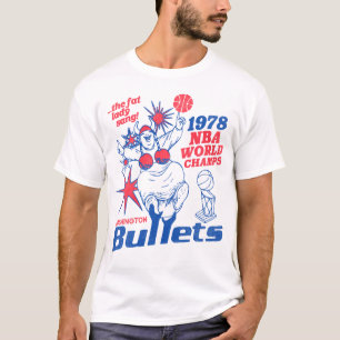 T-shirt Champions de basketball des balles Retro 1978 à Wa