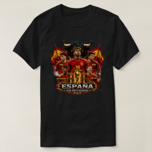 T-Shirt Champions de Football Espagne   Lamine Yam