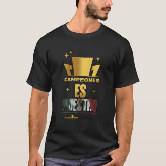 T-shirt Champions De La Coupe D'Or Du Mexique