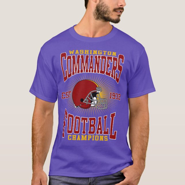 T-shirt Champions des Commanders de Washington (Devant)