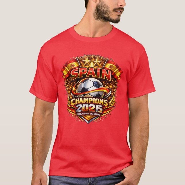 T-shirt Champions d'Espagne 2026   (Devant)