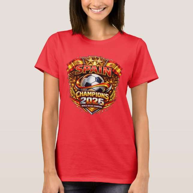T-shirt Champions d'Espagne 2026   (Devant)