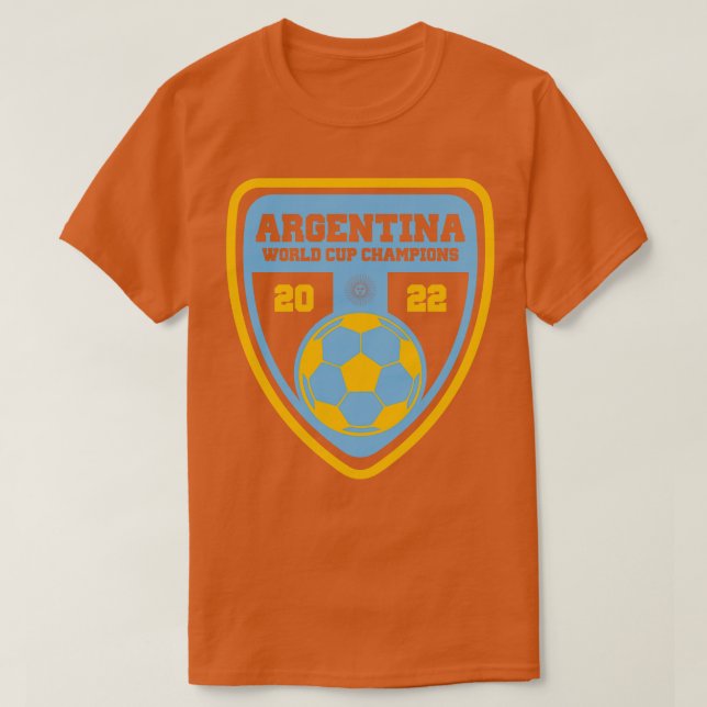 T-shirt Champions du monde de la Coupe d'Argentine 2022 (Design devant)
