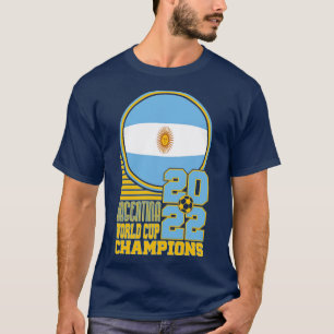 T-shirt Champions du monde de la Coupe d'Argentine 2022