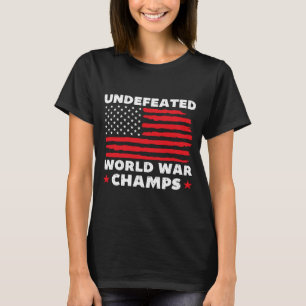 T-shirt Champions du monde invaincus hommes 4 juillet