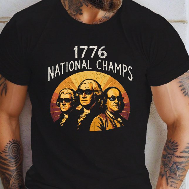 T-shirt Champions nationaux 1776  (Créateur téléchargé)