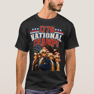 T-shirt Champions nationaux 1776 250 ans d'Amérique États-