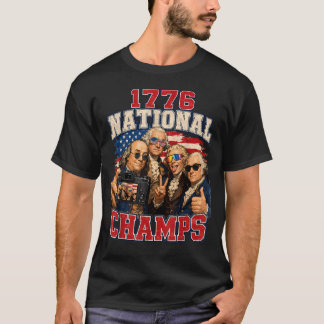 T-shirt Champions nationaux drôles patriotiques d'Amérique