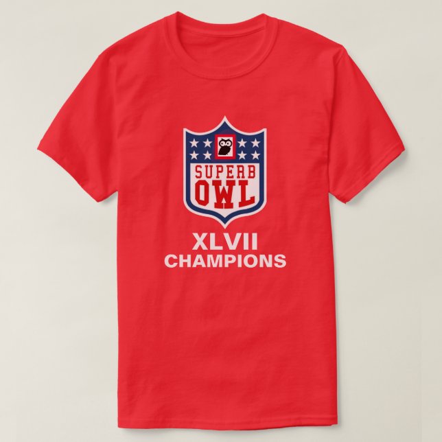 T-SHIRT CHAMPIONS SUPERBE OWL (Design devant)