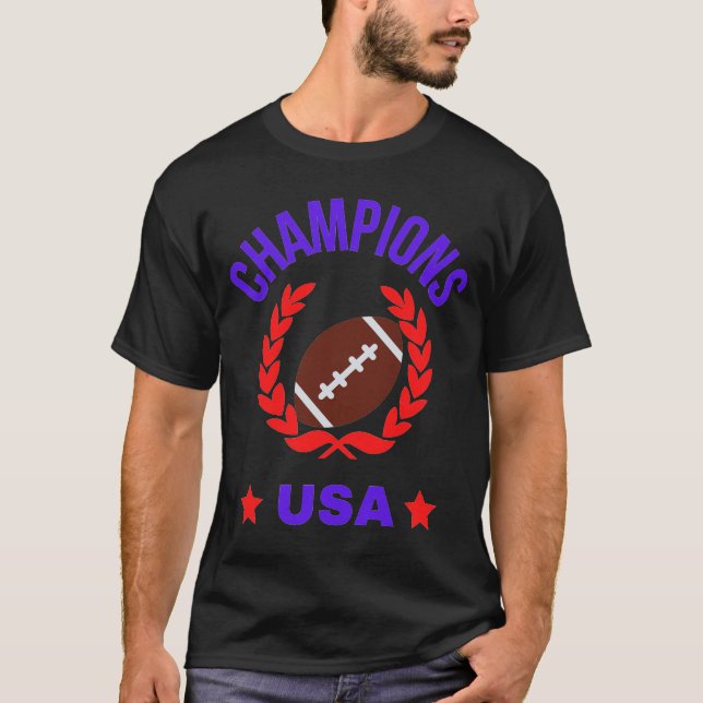 T-shirt Champions USA Collection 6 (Devant)