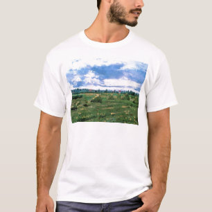 T-shirt Champs de blé avec des meules, Vincent van Gogh