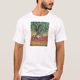 T-SHIRT CHAMPS DE PAN, D'OLIVE ET DE POPPY