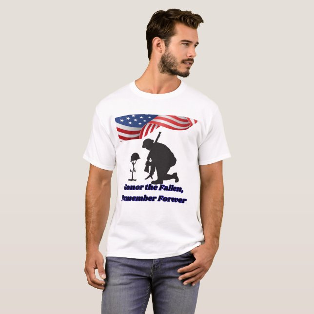 T-shirt Champs d'honneur silencieux (Devant entier)