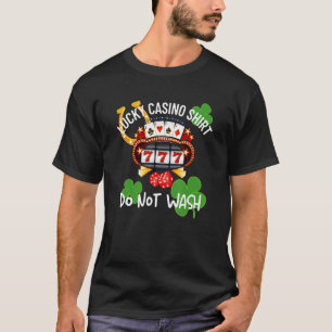 T-shirt Chance Casino Chemise Ne Pas Laver Machine À Fente