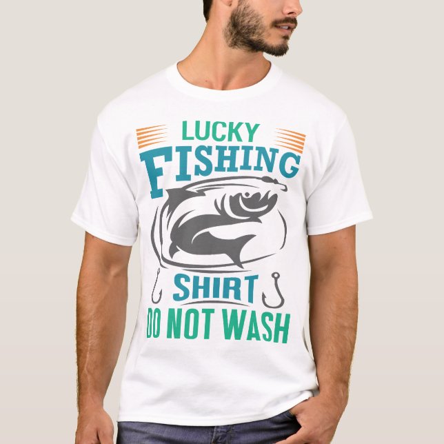 T-shirt Chance Chemise De Pêche Ne Pas Laver (Devant)
