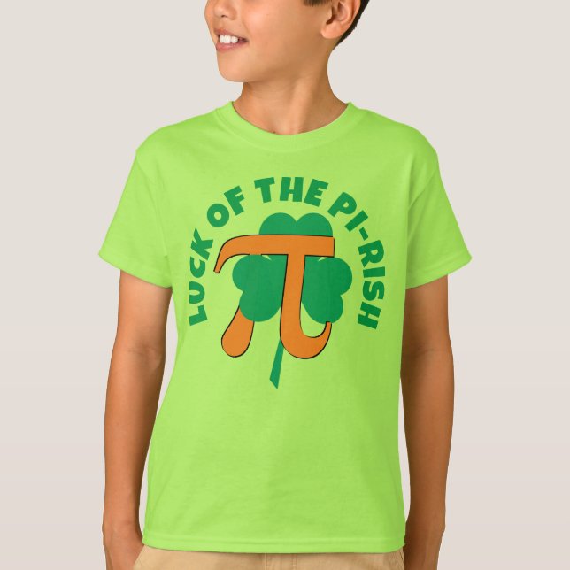 T-shirt CHANCE DE PI RISH St Patrick's Day Pi Day Kids (Devant)