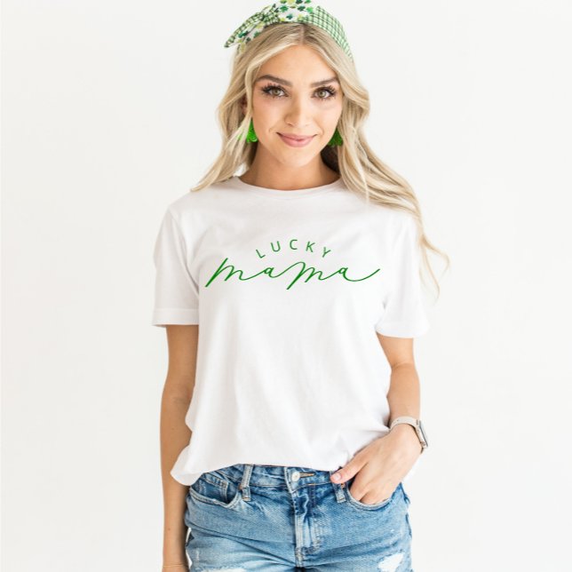 T-shirt Chance Mama jote Script St Patrick’s Day Shirt (Créateur téléchargé)
