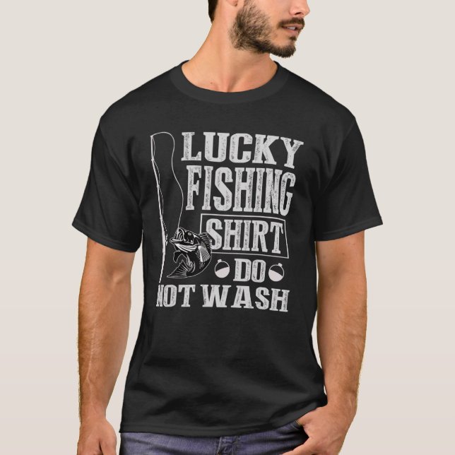 T-shirt Chance Pêche Ne Pas Laver (Devant)