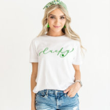 Chance St Patrick's Day jolie chemise à script ver