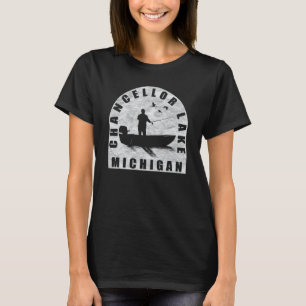 T-shirt Chancellor Lake Fishing Michigan