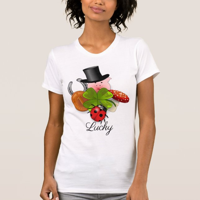 T-shirt Chanceux (Devant)