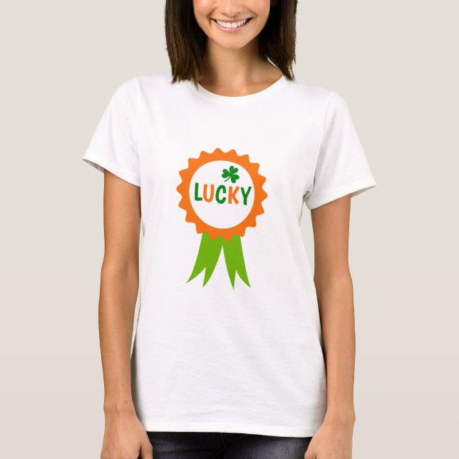 T-shirt chanceux (Devant)