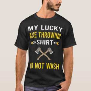 T-shirt Chanceux Chemise Ax Jetant Axes