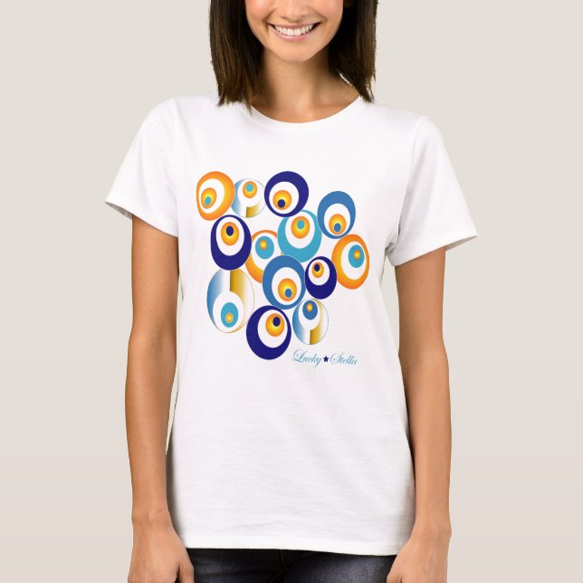 T-SHIRT CHANCEUX D'OEIL D'OEIL MAUVAIS DE PLAYFULL (Devant)