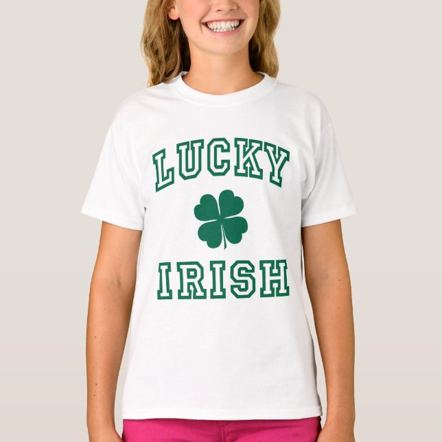 T-shirt Chanceux Irlandais (Devant)