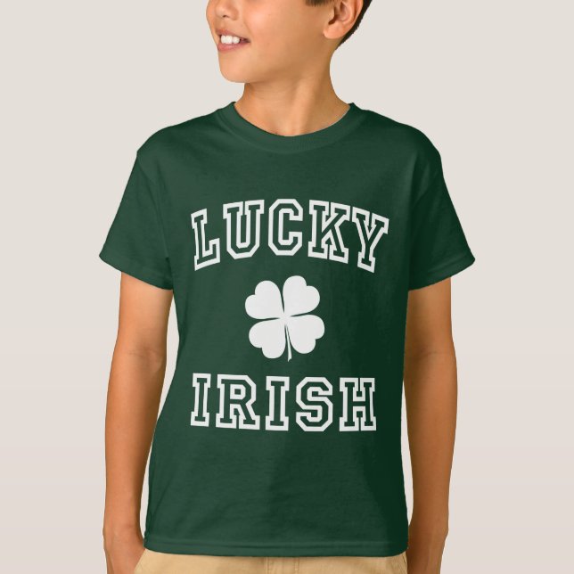 T-shirt Chanceux Irlandais (Devant)