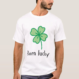 T-shirt chanceux né - St Patrick's Day