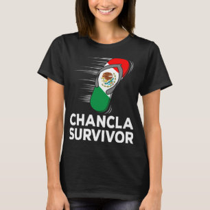 T-shirt Chancla Survivor Mexique Drôle Mexicain Drôle Plai