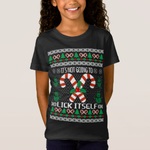 T-Shirt Chandail de Noël maladroit ça ne va pas à Lic