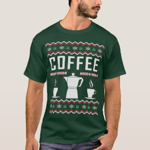 T-shirt Chandail de Noël moche café