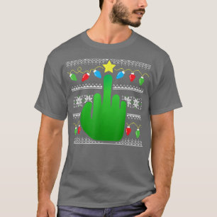 T-shirt Chandail de Noël moche inapproprié style amusant