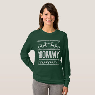 T-shirt Chandail de Noël moche maman