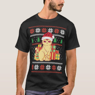 T-shirt Chandail de Noël moche Père Noël Casquette présent