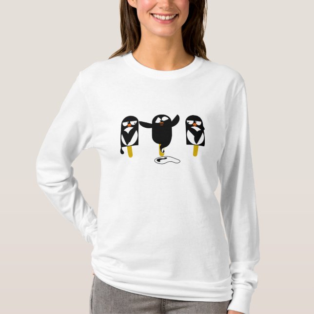 T-shirt chandail de pingouin (Devant)
