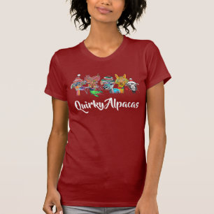 T-shirt Chandail ironique Alpacas Noël 19a
