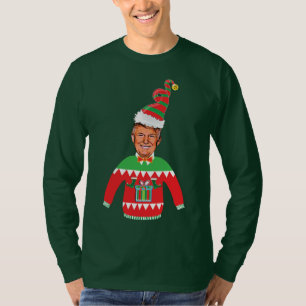 T-shirt Chandail laid de Noël de Noël de Donald Trump