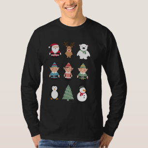 T-shirt Chandail laid drôle de Noël des amis de Père No