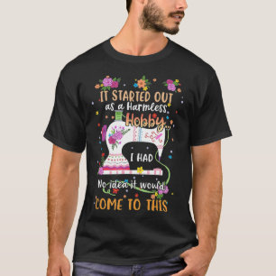 T-shirt Chandail sans chandelle Hobby Cadeaux de couture p