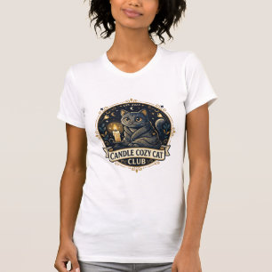 T-shirt Chandelle Cosy Cat Cat Papa Idée Cadeau - Chandell