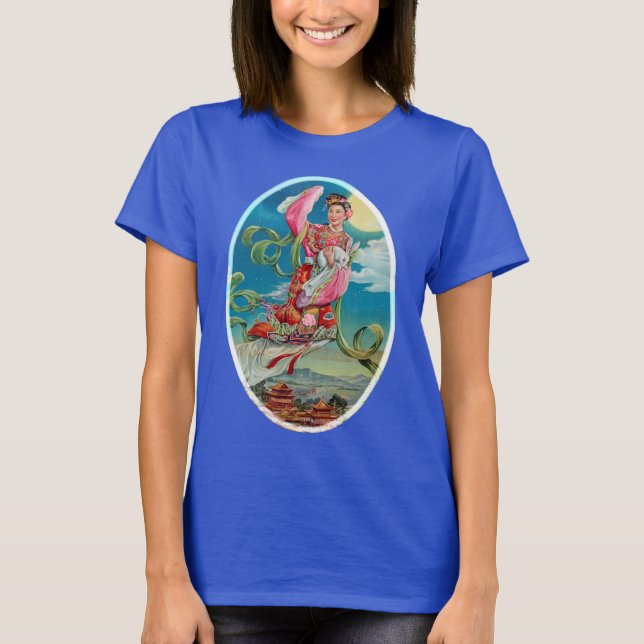 T-shirt Chang'e s'envole vers la lune (Devant)