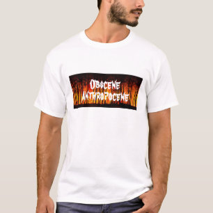 T-shirt Changement climatique anthropocène obscène